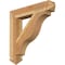 Ekena Millwork Funston Arts & Crafts Rough Sawn Bracket, Western Red Cedar, 4"W x 24"D x 24"H BKT04X24X24FST03RWR - alternate 1